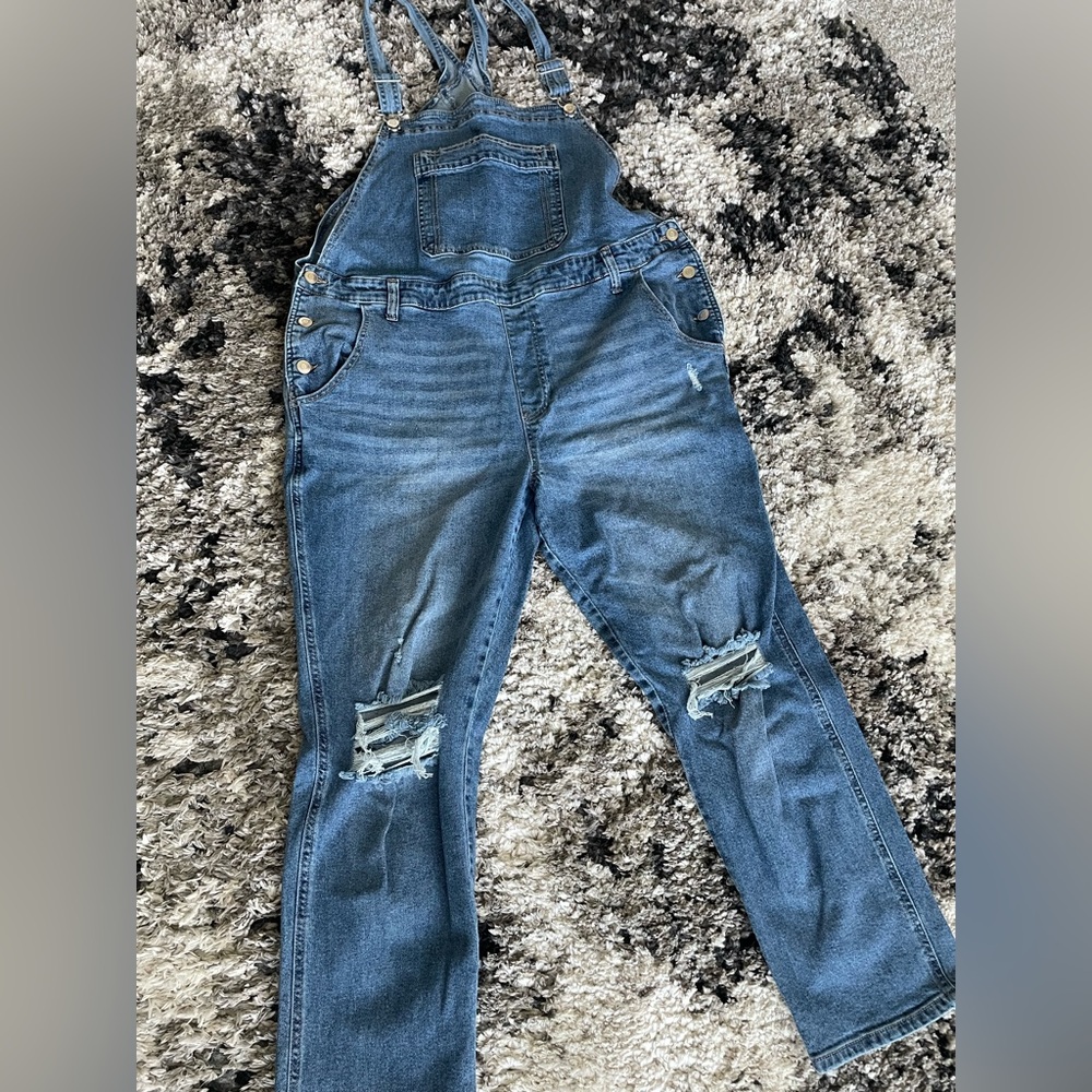 Denim overalls
